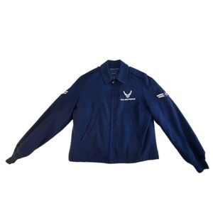 USAF Air Force Uniform Jacket Women 10R Blue Coat Lightweight Removable Lining